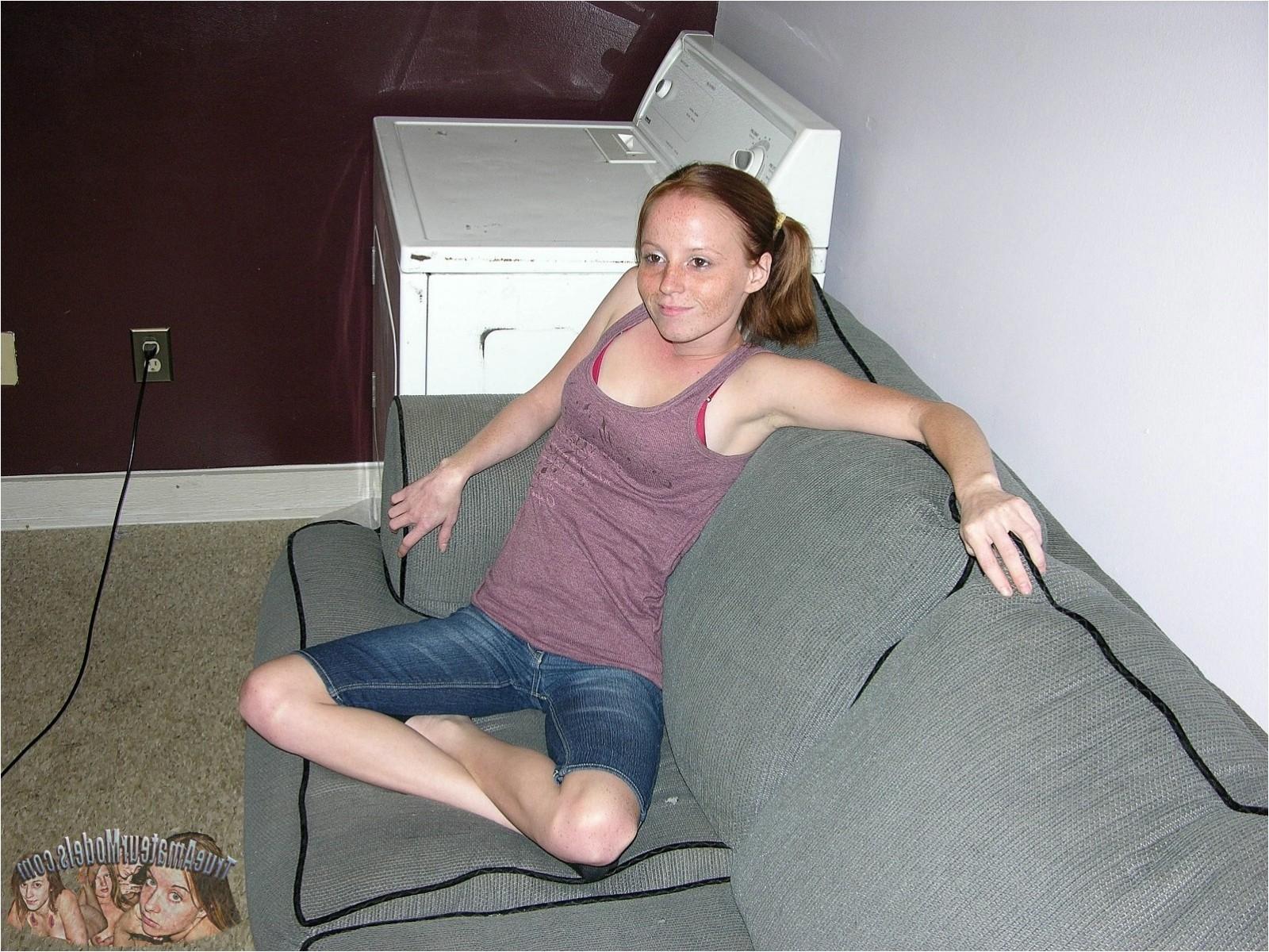 12P Amateur Freckled Face Petite Teen Modeling Nude  - True Amateur Models