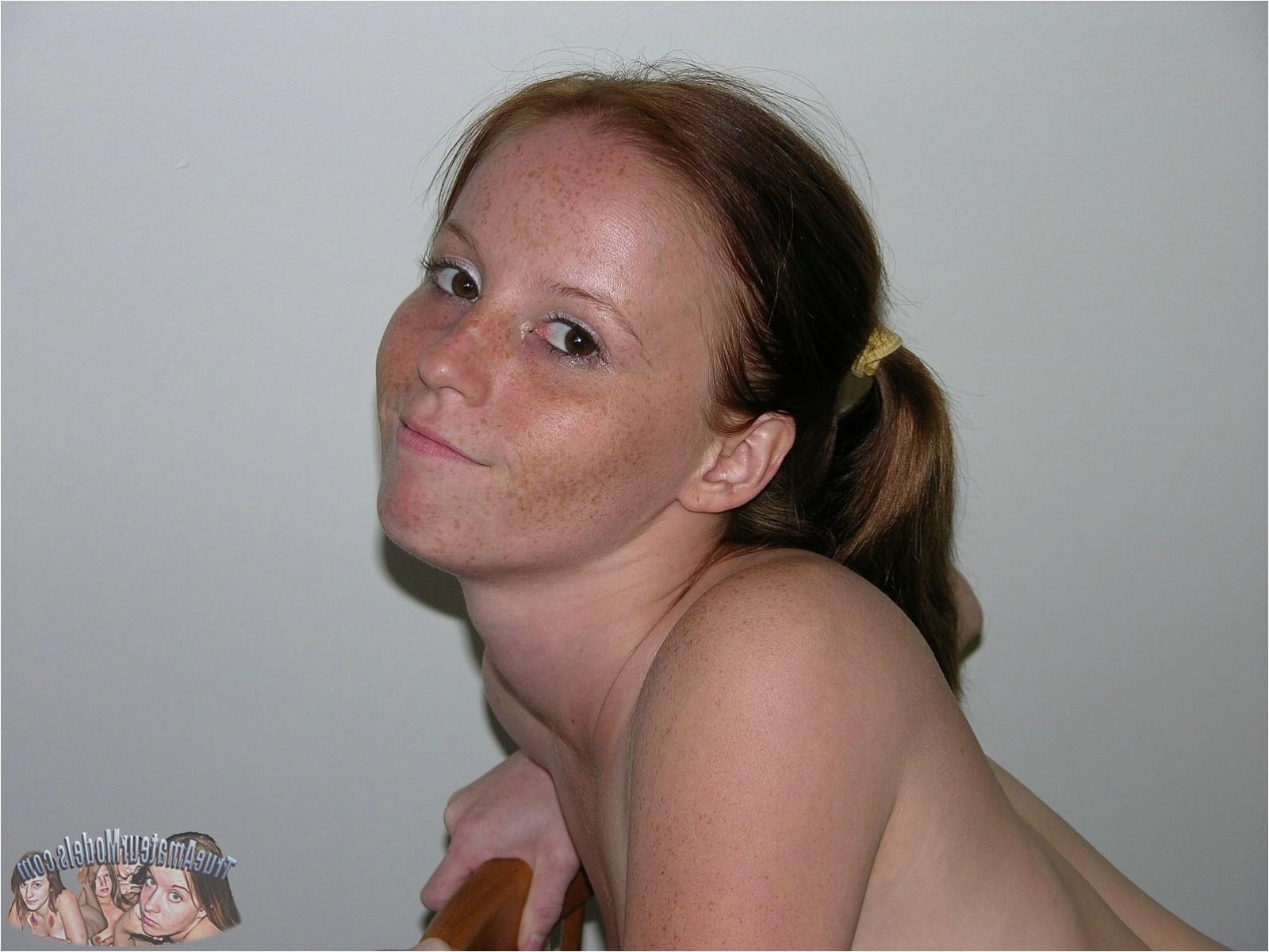 12P Amateur Freckled Face Petite Teen Modeling Nude  - True Amateur Models