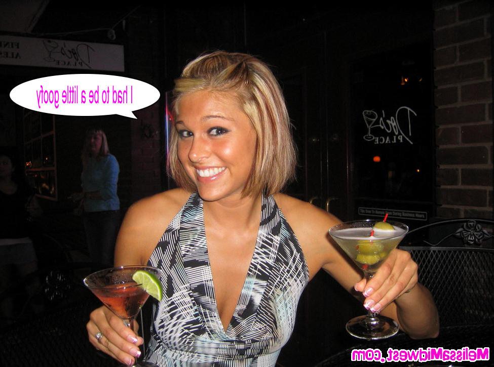 16P Melissa gets drunk on the town with her friends