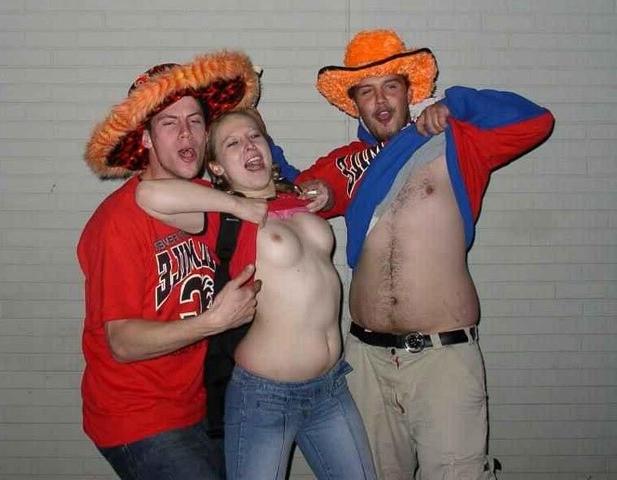 15P Drunk Girls Flashing Thier Tits Asses and Thongs