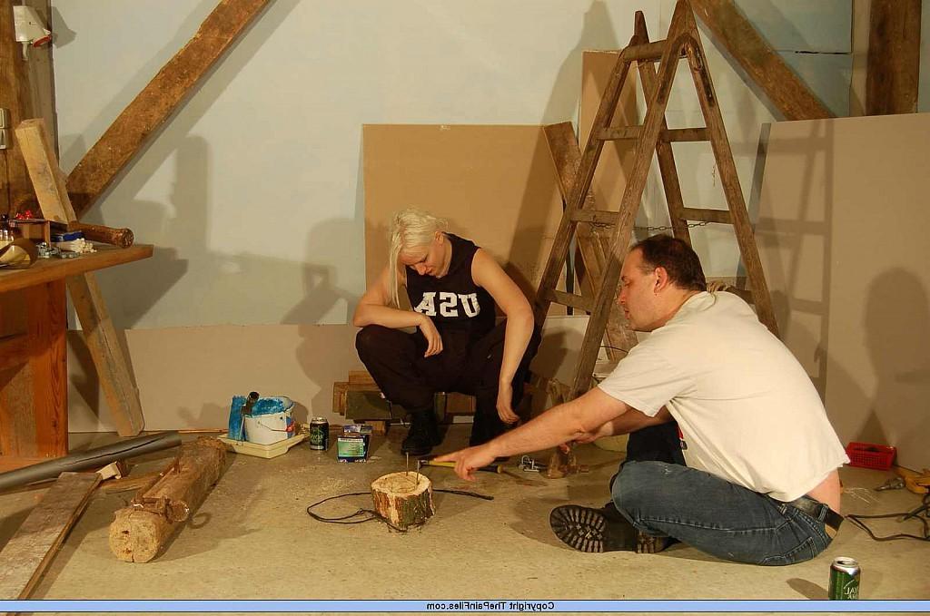 12P Slavegirl Chaos  Punished at Work