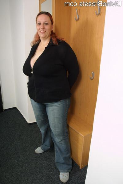 15P Plump milf Karen letting her gigantic titties hang out