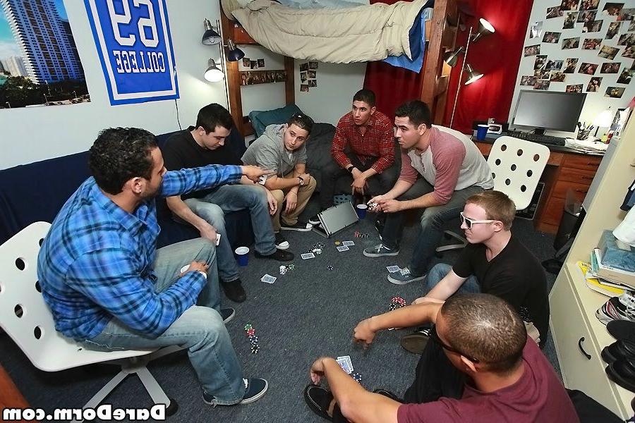 12P Strip poker game in college dorm becomes sex party