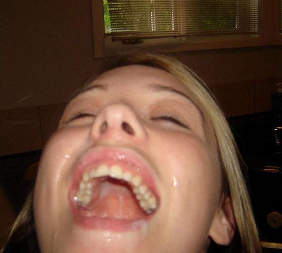 10P Hot photos of cum facials on various kinky girlfriends