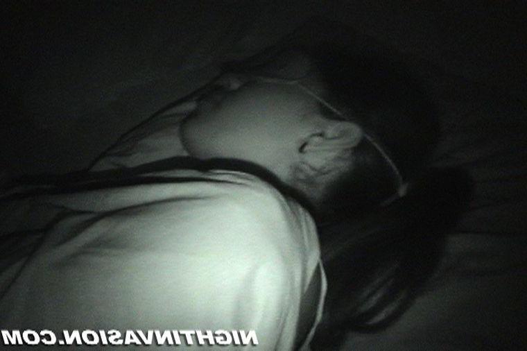 16P babe does blowjob on a stranger while dreaming in her bedroom