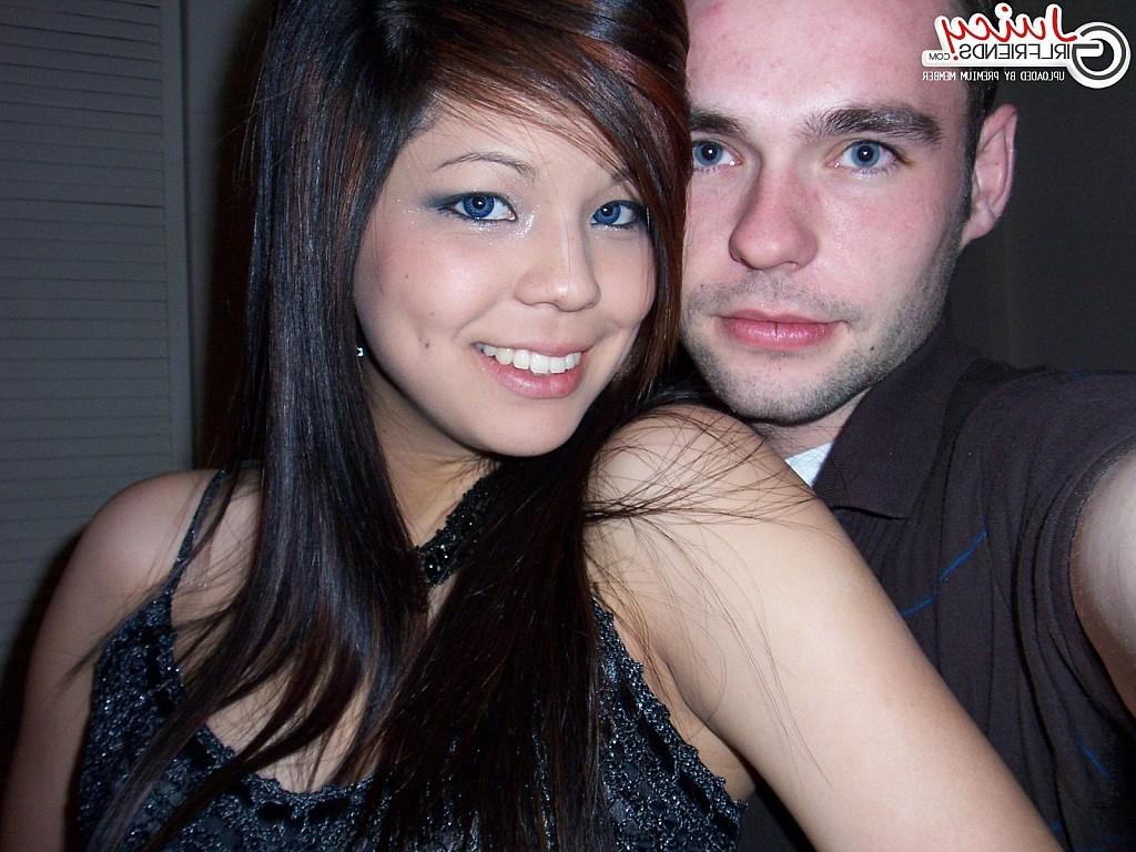 10P Nice oriental girl having fun with camera