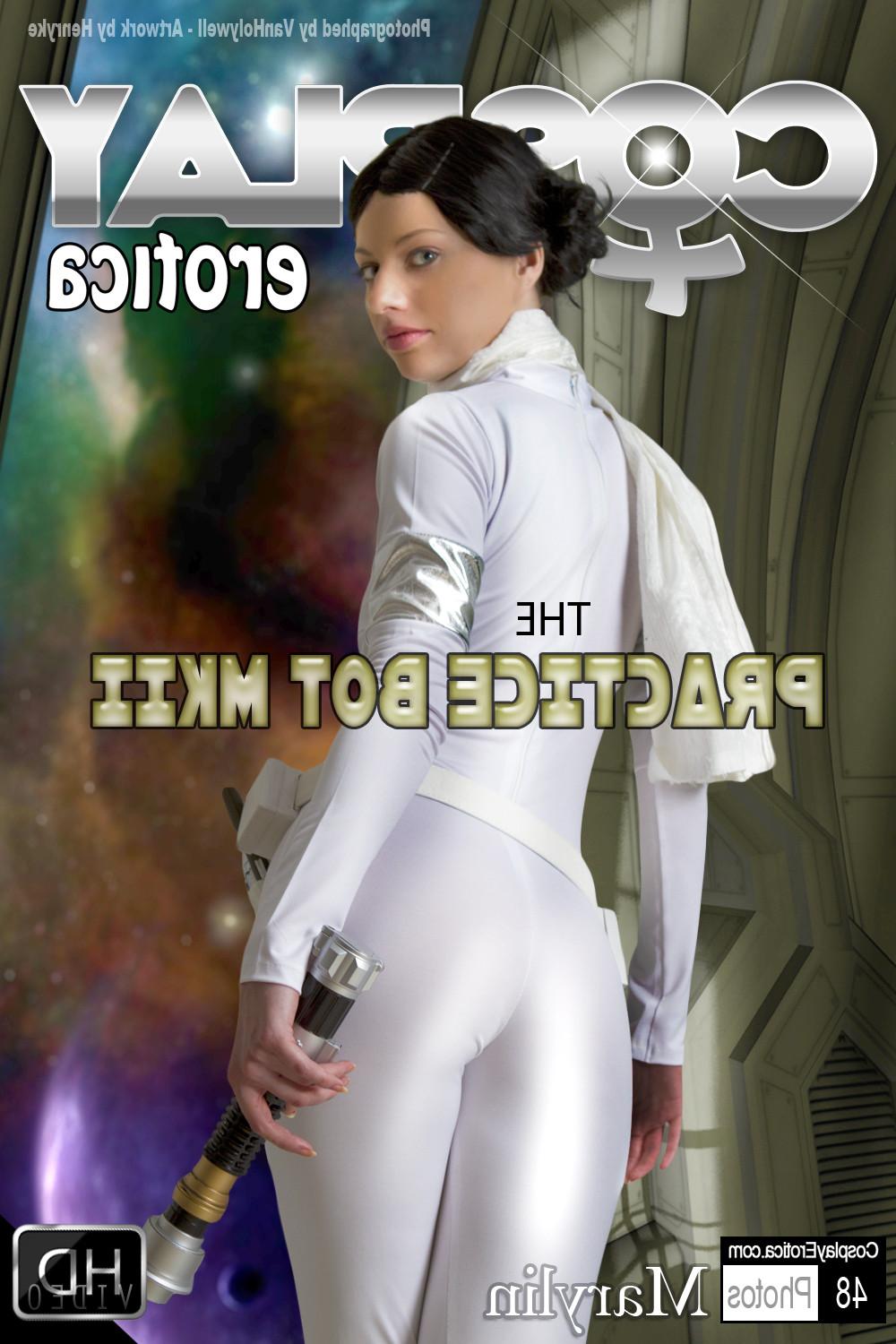 16P Marylin looks like Amidala from star wars in this cosplay erotica