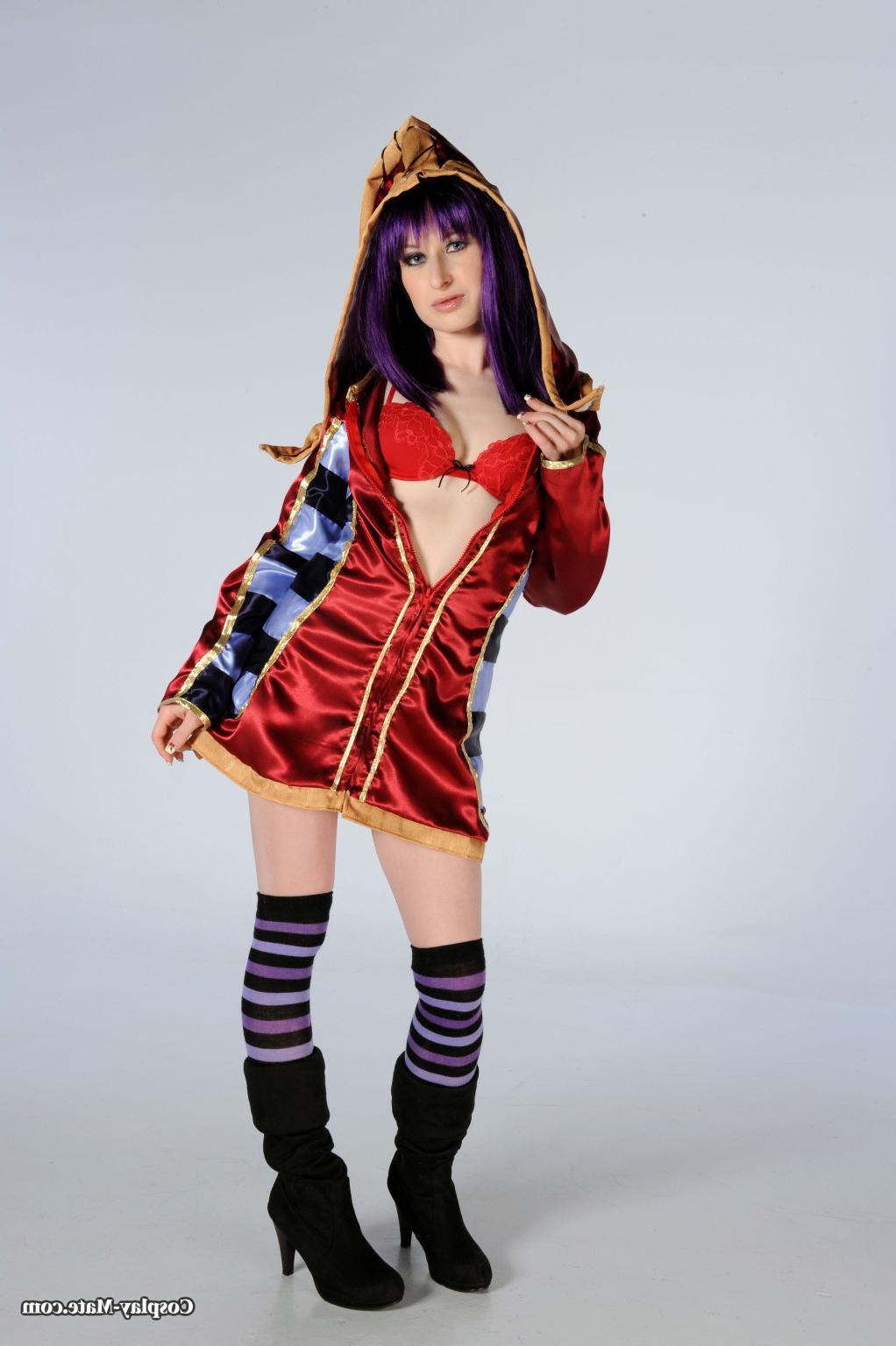 15P Cosplay teen girl as witch