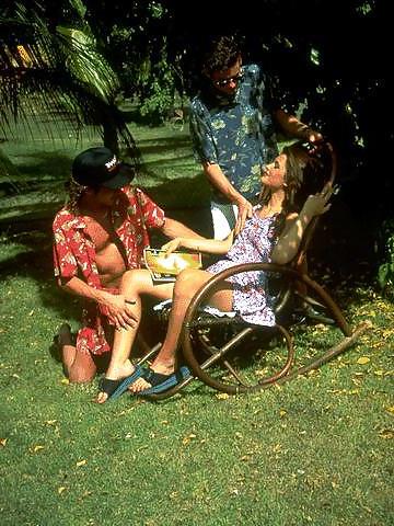 10P Brunette having 3 guys for an outdoor fuck session
