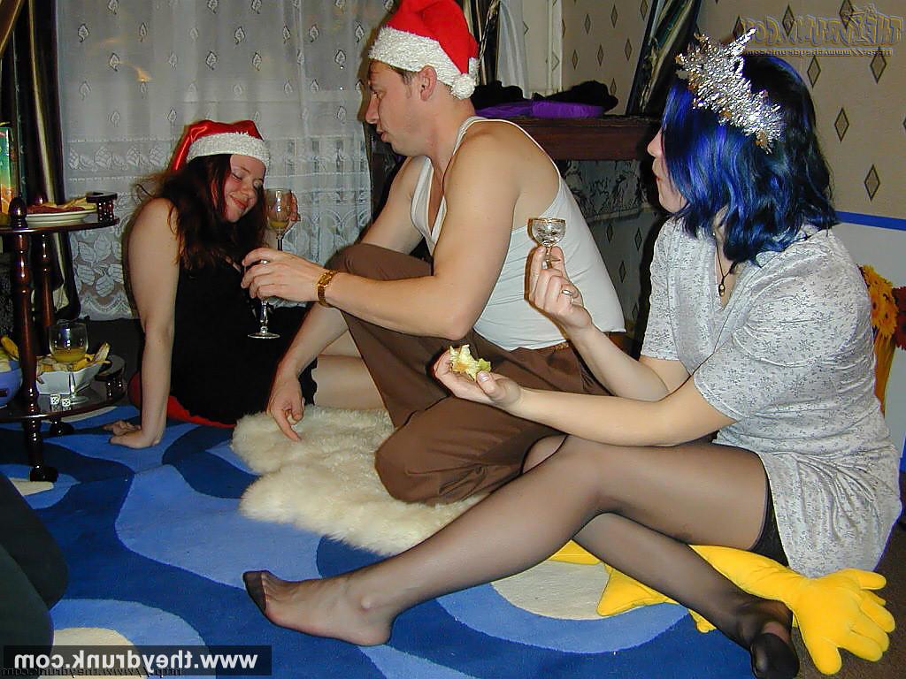 15P Drunk teen brunettes Masha and Julia getting hardcore fuck and d