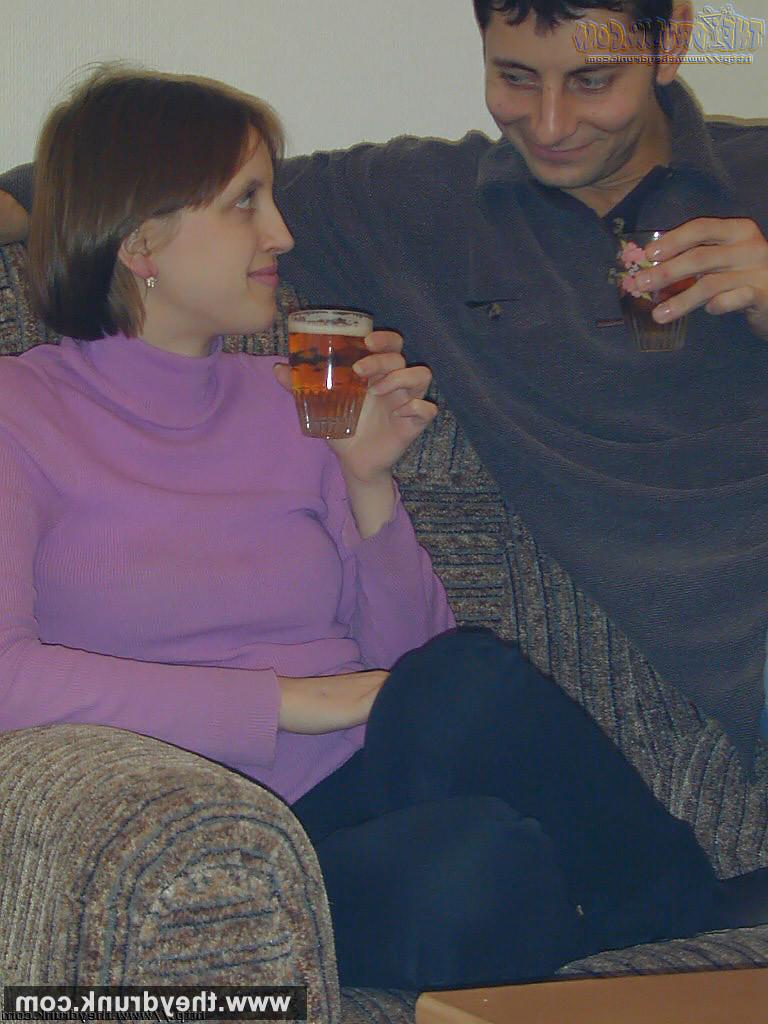 16P Drunk brunette Sveta loses control of herself when drinking wine