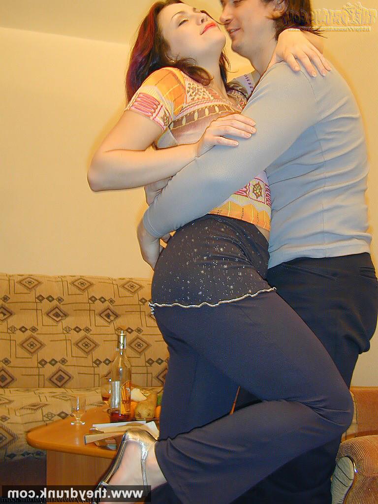 16P Drunk teen brunette Masha fucked by two dicks in drunk hardcore 