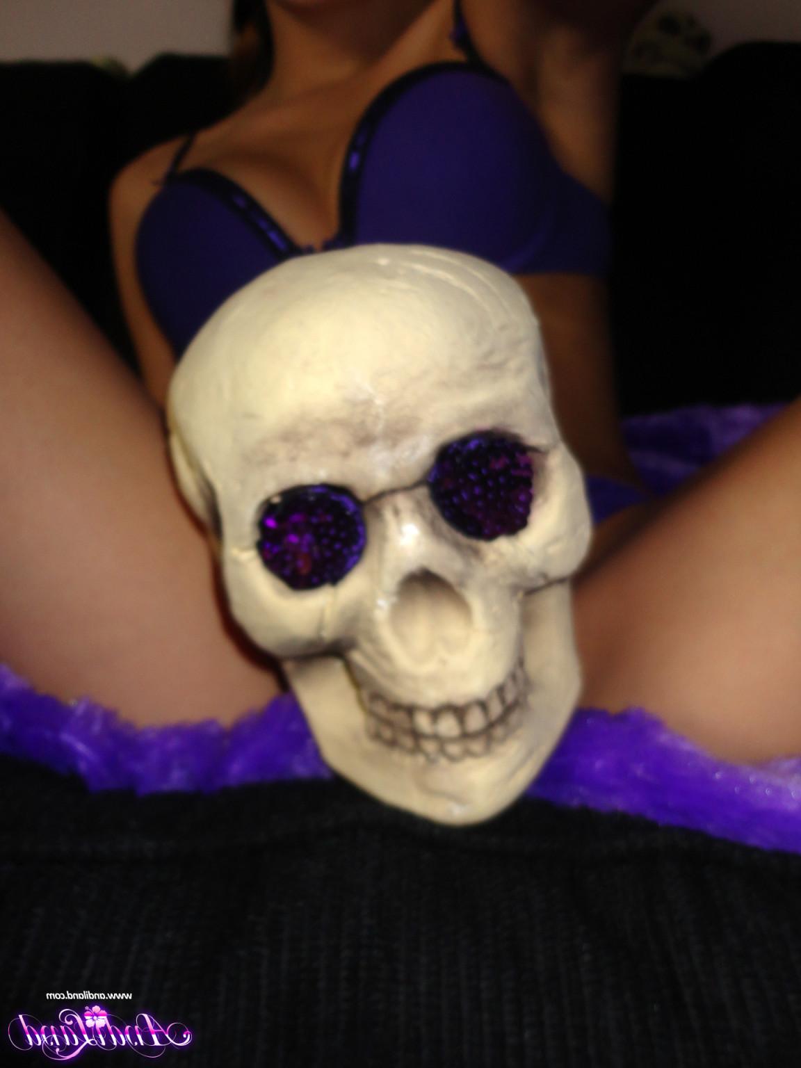 15P Cute teen girl in witch costume