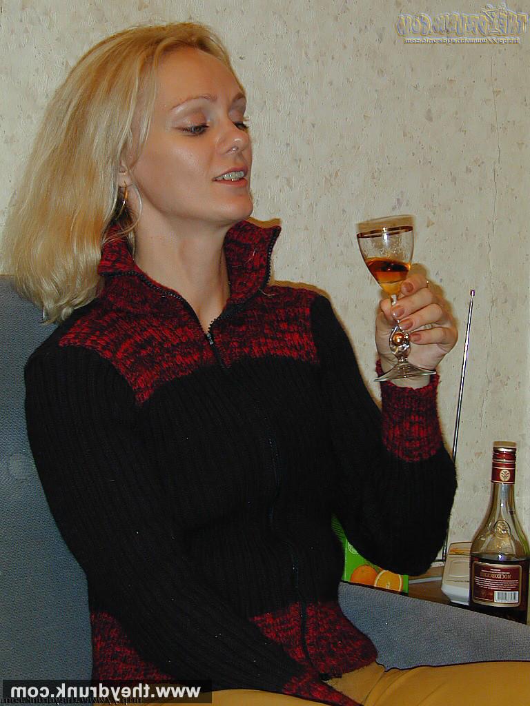 16P Drunk MILF blonde Milana feels just great and needs some sex aft