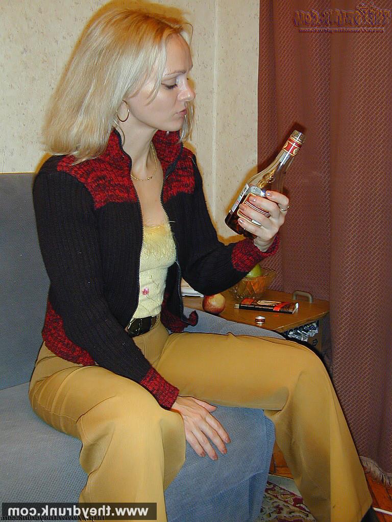 16P Drunk MILF blonde Milana feels just great and needs some sex aft