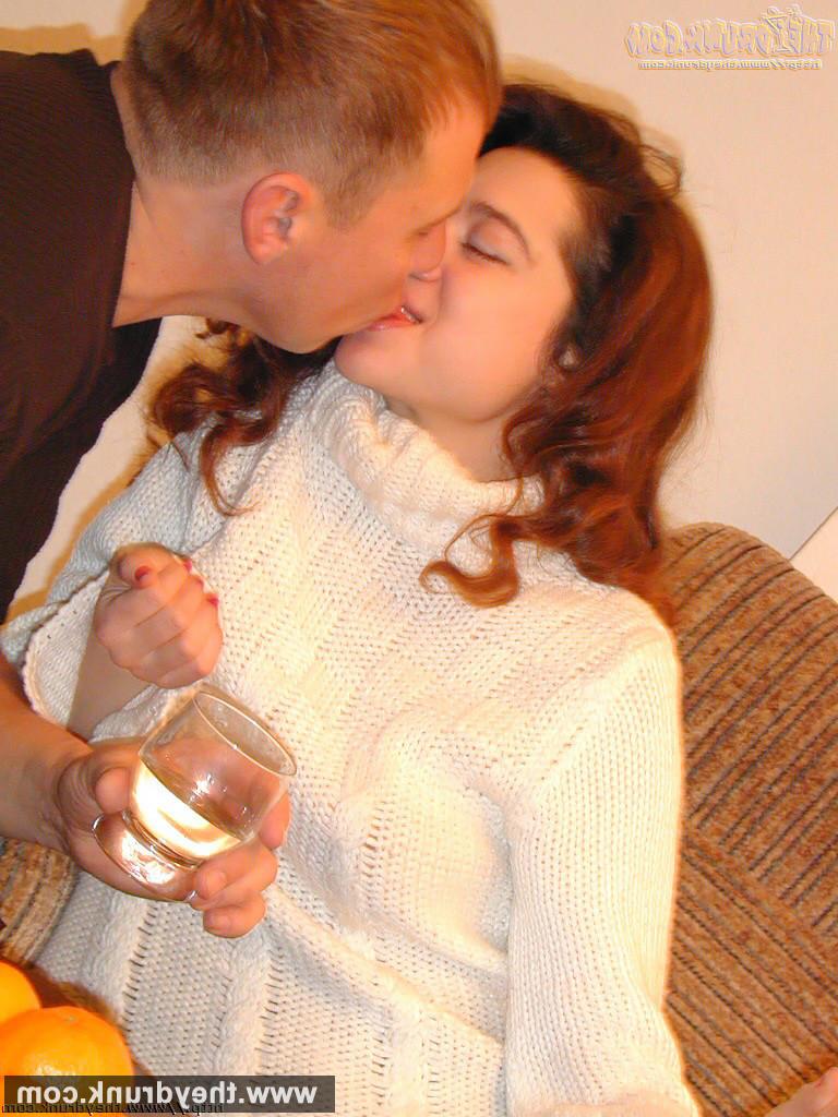 16P Drunk teen brunette Luiza dances naked and getting amateur drunk