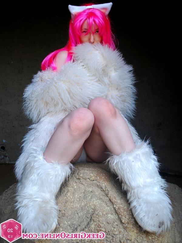 15P Hot nerdy geek girl cosplay