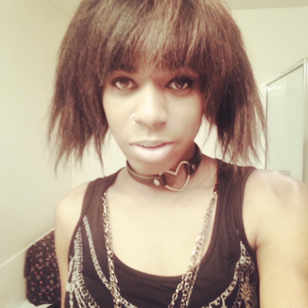 16P Freckled black shemale