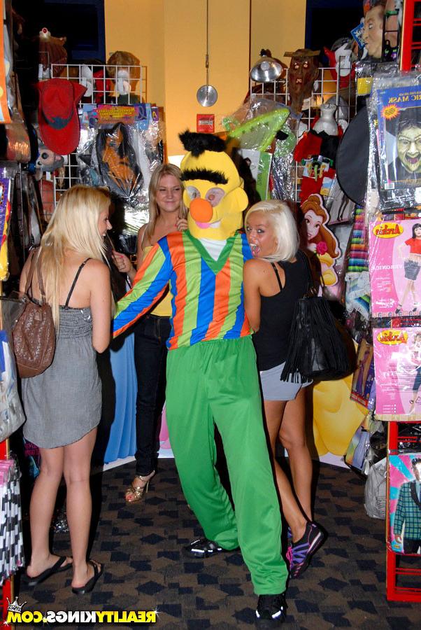 12P Check out this hot group sex orgy inside a sexy costume store hot fucking group 