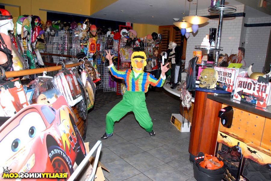 12P Check out this hot group sex orgy inside a sexy costume store hot fucking group 