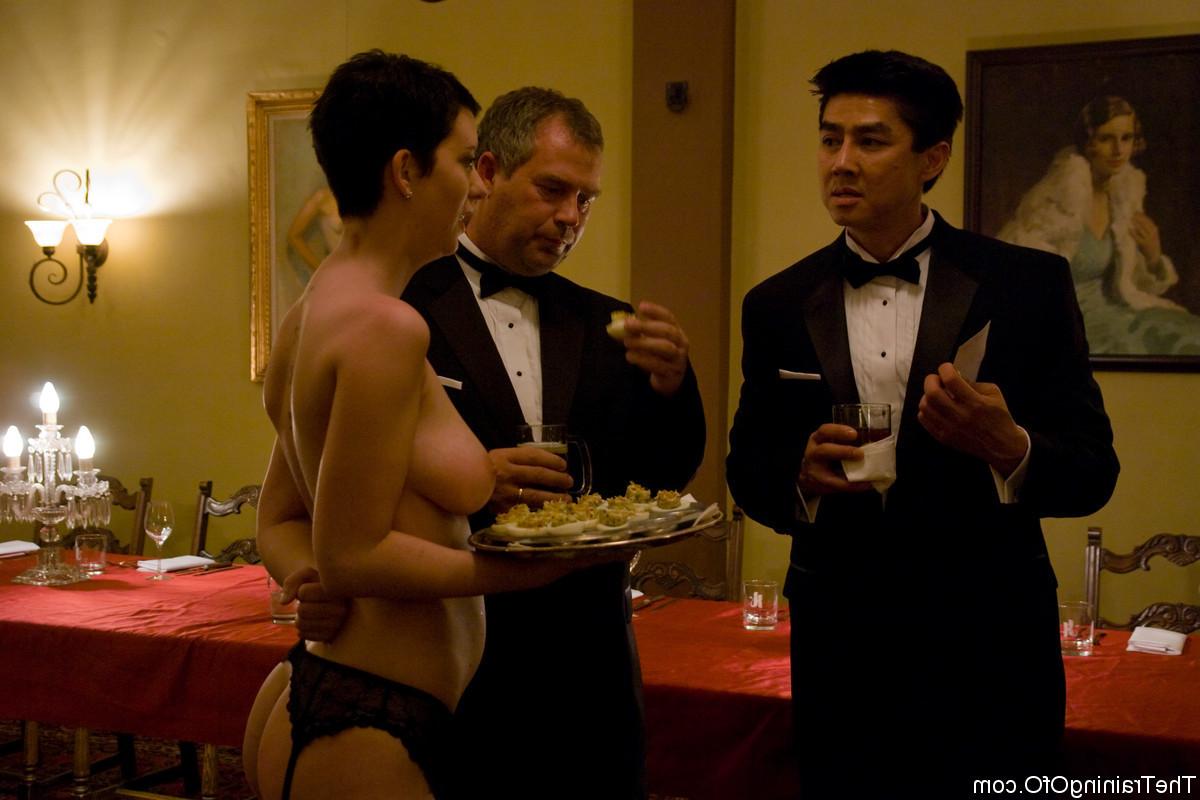 24P The House of Kink Slave Serve the First Dinner Party