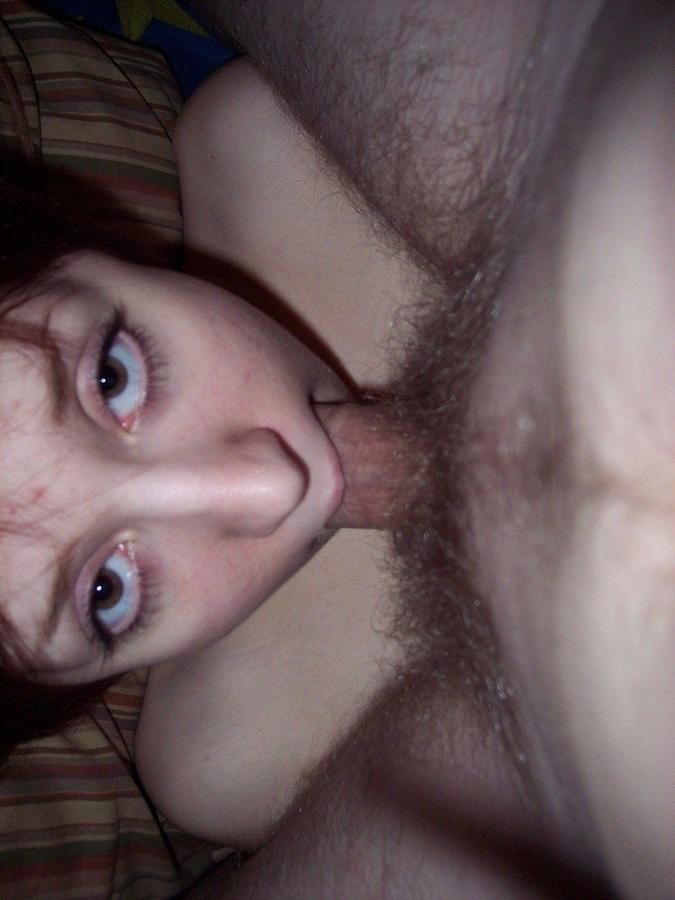 11P An amateur horny redhead sucks her BF's stiff dick