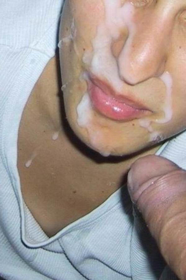 11P A collection of cum-splattered blowjob pics