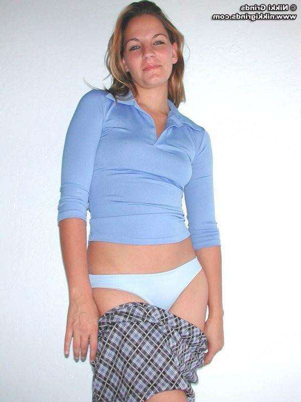15P Teen shows off her new blue cotton panties