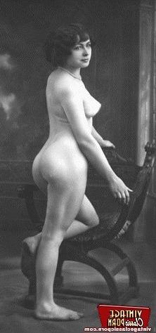 12P French vintage ladies showing their bodies from the 1920s
