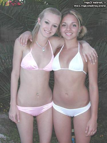 16P Jordan Capri and Dirty Aly strip out of matching bikinis