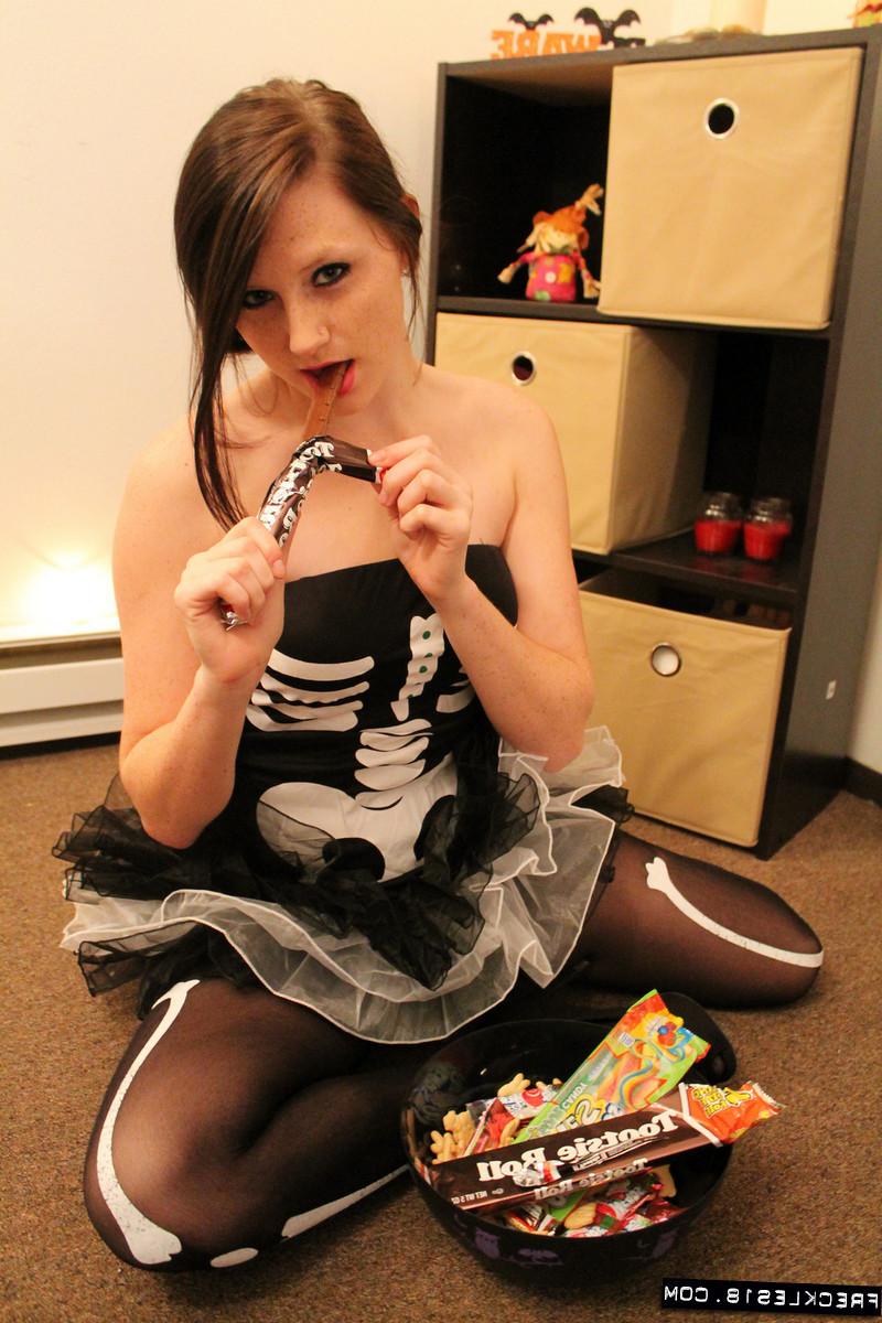12P Trick or Treat, smell my feet, I've got something good to eat :P  and I'd love t
