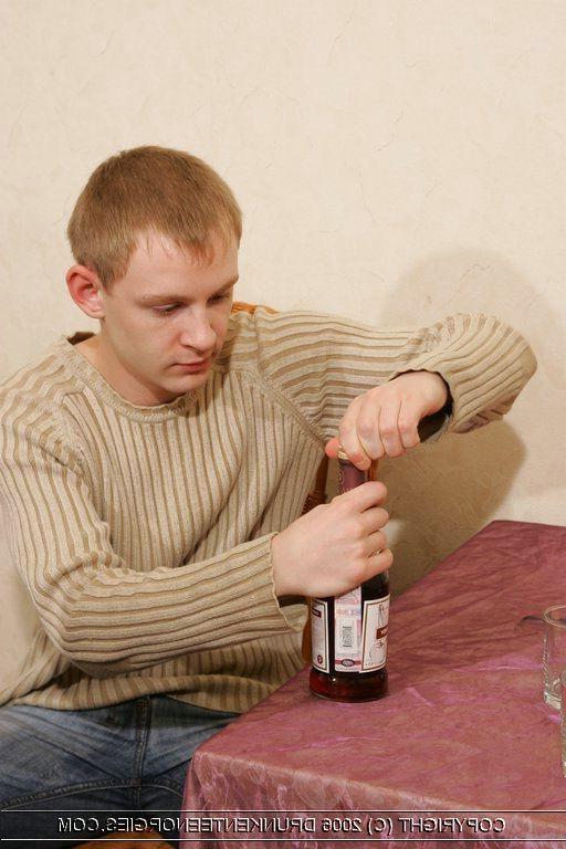 15P Masha getting dead drunk and taking two cocks