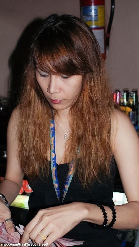 25P Busty Thai Bargirl Masturbating Her Hairy Asian Pussy Lips