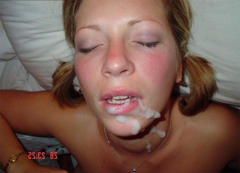 12P Assorted amateurs pics of drunk ex gf swallow cum