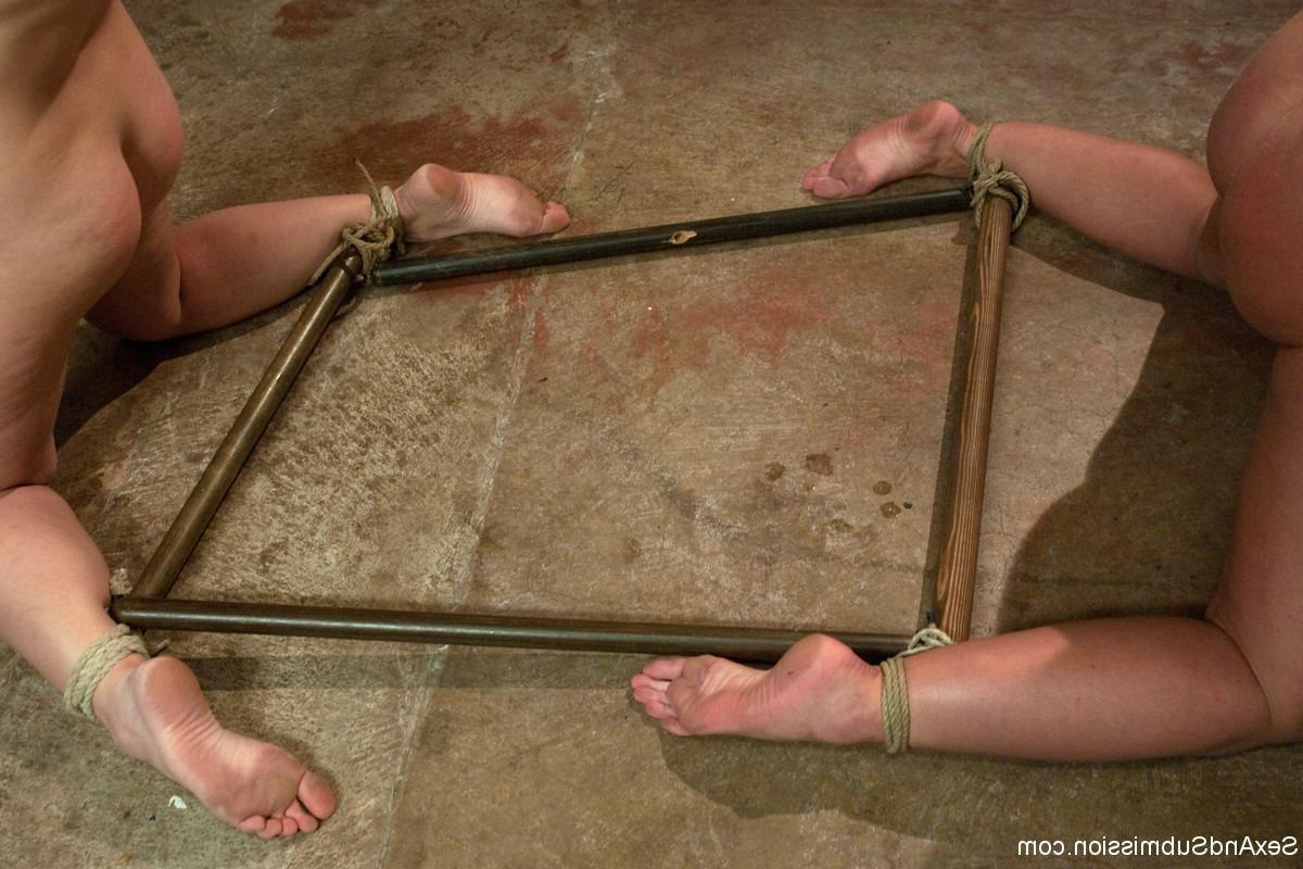 24P Sexy babe gets tied up, dominated and hard fucked in bondage