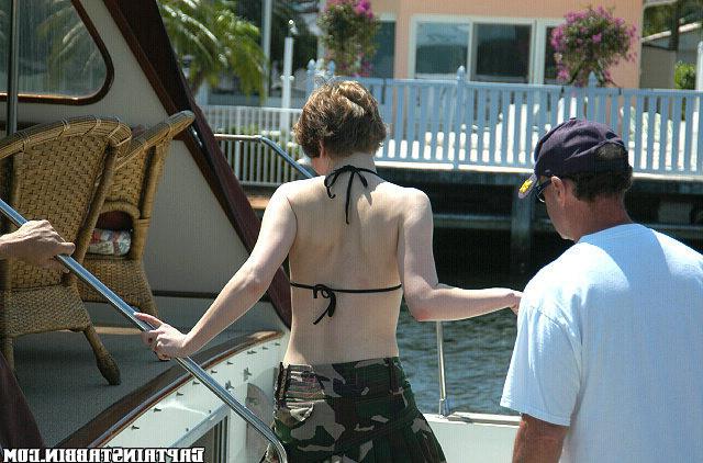 15P Cute blonde gives up some anal on her first boat ride