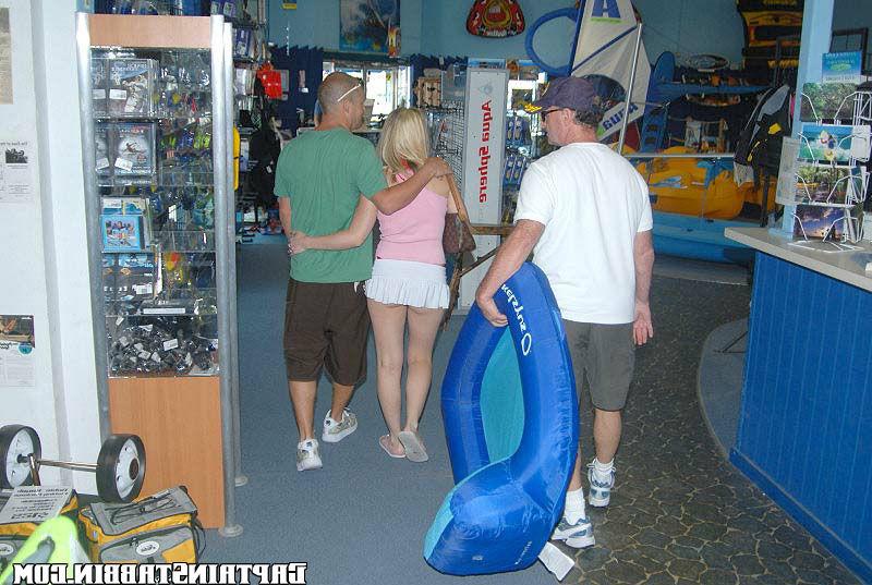 15P Hot babe gets dowsed with cum and thrown off the boat here