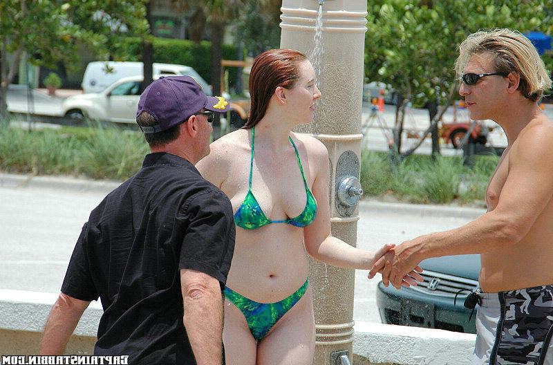 15P Cute red head babe with hot tanlines gets analized on the boat