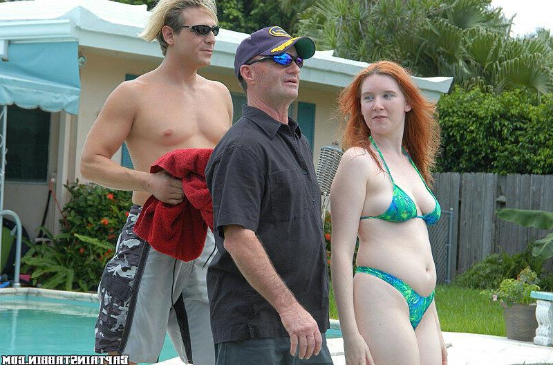 15P Cute red head babe with hot tanlines gets analized on the boat