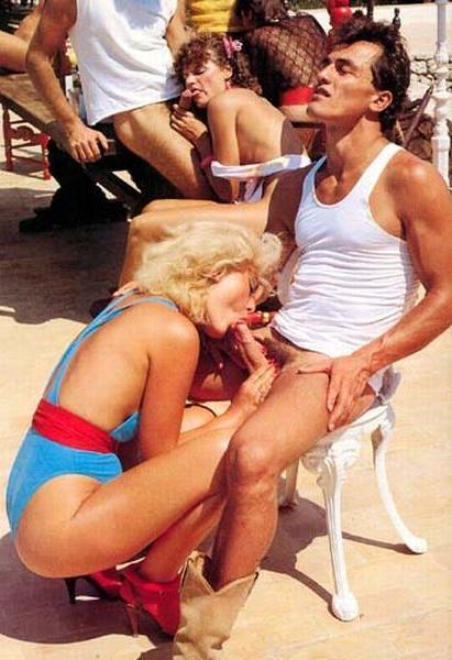 16P Dirty seventies afterparty gangbang in the nature