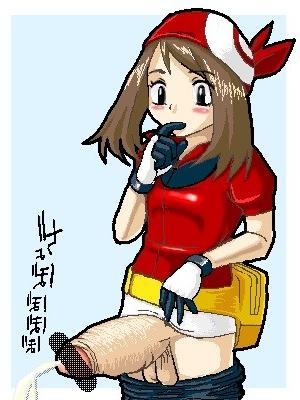 10P Dickgirl Pokemon trainers cumming