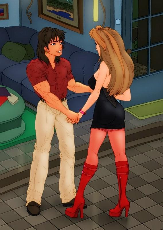 10P Dickgirl fucking her date