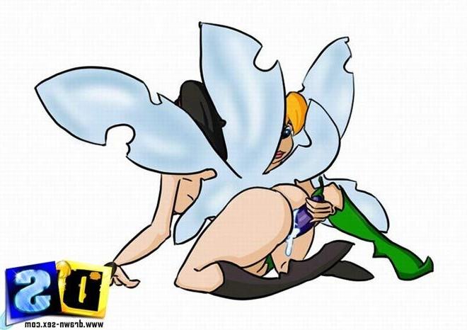 12P TinkerBell gets fucked hardly and explodes in orgasm