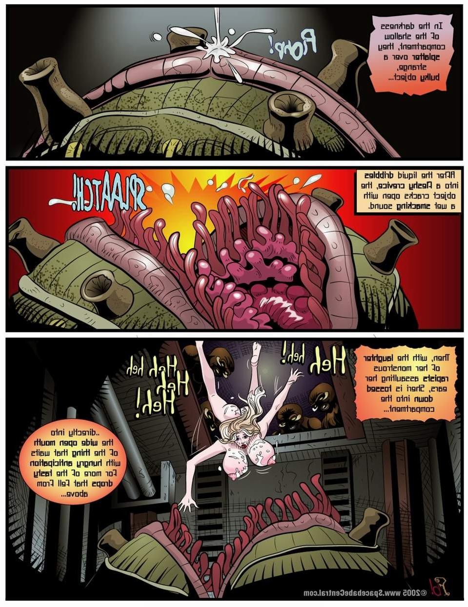 9P Comics of space babes gets experience and orgasm by aliens