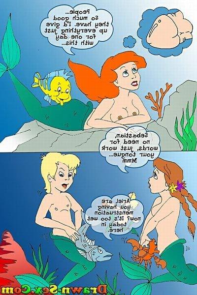 12P Handcuffed Ariel Mermaid getting captured and drilled