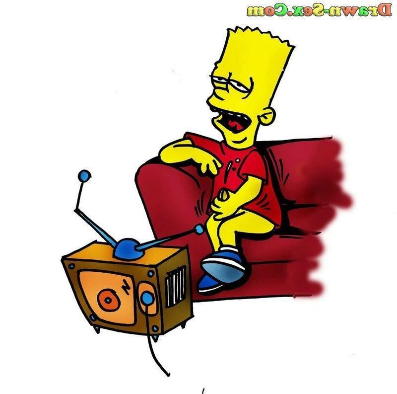 12P Edna Krabappel is drilled with clips by Bart Simpson