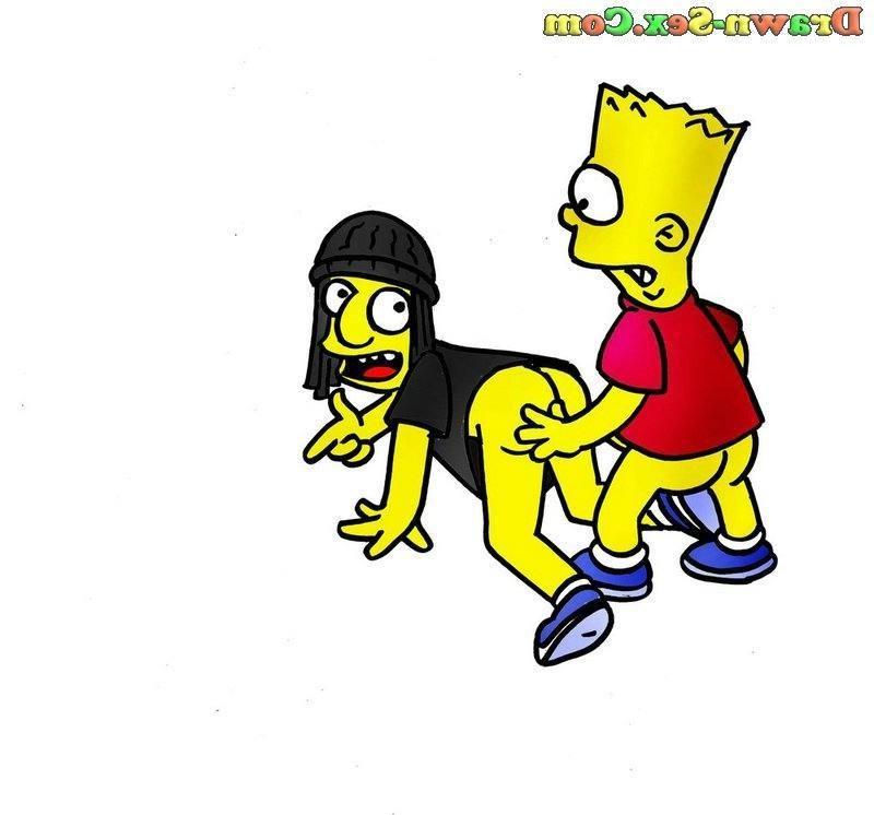 12P Edna Krabappel is drilled with clips by Bart Simpson