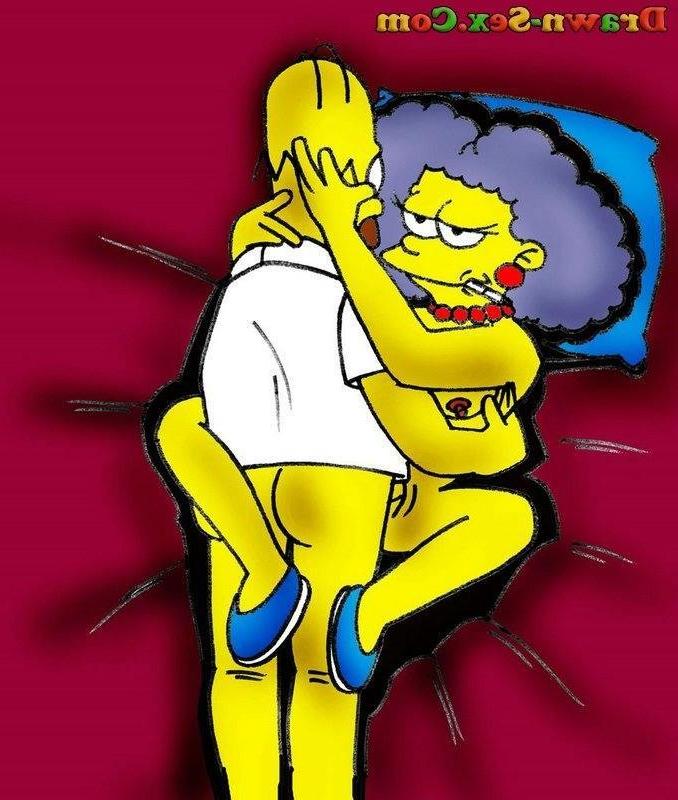12P Edna Krabappel is drilled with clips by Bart Simpson