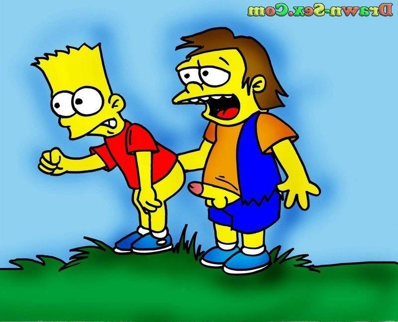 12P Edna Krabappel is drilled with clips by Bart Simpson