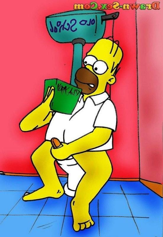 12P Edna Krabappel is drilled with clips by Bart Simpson